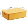 Caja de Almacenamiento de Plástico con Tapa Caja para Guardar Ropa Interior Calcetines en el Armario Contenedor para Guardar Bloques de Construcción de Juguete Cesta para Guardar Bocadillos Libros Ilustrados
