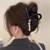 Pinza para el pelo de lazo estilo coreano para cabello voluminoso, pinza para el pelo con forma de corazón para la parte trasera de la cabeza, nuevo pinza de tiburón grande 2026 accesorio para el cabello