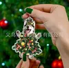 Decoraciones Decoración de Navidad Accesorios Entusiastas Boston Mascota Perro Colgante Acrílico Regalo Árbol de Navidad Perro