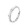 Anillos de pareja de bambú con articulación heartfelt, simples y lujosos, anillos a juego de estilo nicho de alta gama, regalo para novio o novia, venta al por mayor