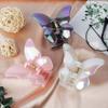 Presilha de Borboleta com Brilho Fosco Estilo Fairy Girly, Presilha Elegante de Cabelo Trançado, Presilha Fofa e Doce Estilo Ins