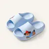 Chinelos Infantis Pig Daddy para o Verão, Meninos e Meninas, Casa Interior Banho Antiderrapante Solado Macio Chinelos Infantis para Crianças Médias e Grandes