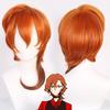 Koukou Bungou Stray Dogs Nakahara Chuuya Bagunçada Levemente Enrolada Fácil de Pentear Peruca Cosplay Convenção de Anime