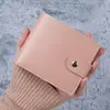 Carteira para Mulheres, Estilo Curto, Multifuncional, Simples, Fina, Estilo Fivela, Porta-Notas Dobrável, Porta-Moedas Mini Compacto, Carteira, Porta-Notas