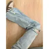 Pantalones para Niñas Estilo Primavera y Otoño Moda 2026 Nuevos Jeans de Pierna Recta para Niños Sueltos Súper Populares Versión Estrecha Pantalones de Pierna Ancha