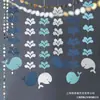 Creación de ambiente en el aula de preescolar decoración tema océano temporada de regreso a clases adornos colgantes ballena estrella de mar guirnalda de conchas marinas Tangyan creativo
