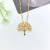 Collar de Acero Inoxidable para Mujer Joyería de Nicho Versátil Colgante de Cobre Cadena Elegante para Clavícula Joyería Cadena de Lujo Ligero