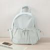 Mochila de Nylon Nicho Estilo Coreano Viaje Mochila para Exteriores Gran Capacidad Bolso Escolar para Estudiante Método de Transporte Modelo Nuevo 2024
