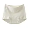 Ropa Interior de Algodón de Color de Cintura Media-Alta para Mujer, Antibacteriana, Longitud Extendida, Refuerzo 100% Algodón, Control de Abdomen, Levantamiento de Glúteos, No Aprieta, Transpirable, Calzones tipo Boxer para Mujer