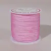 No. Cuerda Trenzada Hilo de Jade 72 Hilos 0.8mm Nylon Hilo Tejido a Mano Hilo para Colgante DIY Cuerda Roja Accesorios de Nudo Chino Hilo al por Mayor