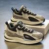 Tenis para Hombre Primavera 2025 Nuevos de Piel Casual Juvenil para Correr Suela Gruesa Zapatos de Papá Calzado de Moda para Hombres