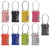 Modelo Popular Transfronterizo Tsa007 Candado Aduanero, Cuerpo de Candado Abs Ligero, Equipaje, Casillero de Gimnasio, Candado de Combinación, Candado de Contraseña