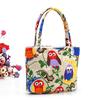 Bolsa de Maquiagem em Lona Estampa de Desenho Animado Bolsa de Mão Casual Bolsa de Maquiagem em Lona Padrão de Transformação Fabricante Mingtai