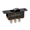 Interruptor de palanca SS-22F25, interruptor deslizante eléctrico digital de pequeña corriente con dientes de tornillo, interruptor deslizante de fábrica