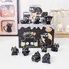 Caja Sorpresa de Figurita Linda Gatito de Azúcar Negro Little Momo, mismo estilo que en Xiaohongshu, Juguete Creativo de Moda Gato Negro, popular en línea, decoración de escritorio de gran venta, venta al por mayor