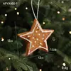 Nuevas Decoraciones Navideñas Transfronterizas, Copos de Nieve Adhesivos, Estrellas de Cinco Puntas, Adornos de Espuma para Árbol de Navidad en Stock