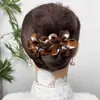 Pasador de Flor de Alta Gama para Mujer, Pinza para el Cabello para la Parte Trasera de la Cabeza, Pasador de Moda, Pasador de Presión, Pinza de Garra de Pico de Pato, Accesorio para el Cabello