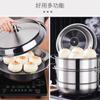 Plato para Vaporera Wok Acero Inoxidable Cajón para Vaporera Resistente al Agua Rejilla para Vaporera Engrosado Resistente a Altas Temperaturas Agujero para Vapor Intensivo Rejilla para Vapor Doméstica Especial para Cocinar