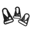 Hebilla Premium de Aleación de Zinc con Forma de Pico de Águila para Ropa y Bolsos, Hebilla de Cuchillo de Pico Plano, Accesorio de Hardware para Llavero de Correa Recubierto de Níquel Negro