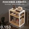 Rack de armazenamento de mesa de computador Piso Multi-Camada Carrinho de Ferro Forjado Rack de Armazenamento Móvel Armário de Armazenamento de Documentos de Escritório