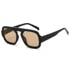 Gafas de Sol de Una Sola Puente Estilo Aviador Europeas y Americanas Nuevo Modelo 2026 Personalidad Gafas de Sol Simples Versátiles Gafas de Sol de Moda Estilo Callejero