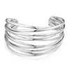 Amazon Pulsera de Aro Geométrica Creativa con Baño de Cobre Transfronteriza para Mujer, Pulsera Vintage de Moda y Sencilla Estilo Ins