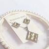 Set de Collar y Pendientes de Acero de Titanio de Alta Calidad, Nuevo Estilo Europeo y Americano, de Venta Caliente Transfronteriza, Joyería de Concha Genuina para Mujer, Precio Especial, Entrega Directa