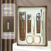 Cortauñas Antisalpicaduras Set de 6 Piezas para Uso en Casa, Cortauñas de Alta Gama para Mujeres y Hombres, Juego de Herramientas Especial
