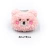 Broche Nova Boneca Urso Pelúcia Urso Corado DIY Pino Desenho Animado Estilo Estudante Acessórios Cabeça de Boneca Fofa