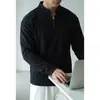 Sudadera de algodón con cepillado de doble cara y tacto de nube para hombre, otoño 2026, ropa deportiva para exteriores, fitness, running