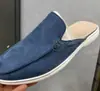 Novas Meias-Pantufas Fechadas Planas de Verão para Homens, Sapatos Masculinos Estilo Slip-On, Sapatos de Caminhada de Verão de Tamanho Grande