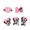 Acessórios de Resina Cartoon Vermelho e Preto Laço DIY Pequenos Enfeites Atacado Presilhas de Cabelo Infantis Capa de Celular Materiais Decorativos