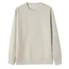 Moletom gola careca com forro de fleece 420g para o Inverno 2026 na mesma cor para homens e mulheres, plus size, corte solto, modelagem que afina, à prova de frio, adequado para uso ao ar livre