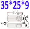 Acessórios para Moldes Peças Padrão Conjunto de Matrizes Redondas Quadradas Bloco 83A 83B 83C Tubo Duplo Coluna de Guia Inclinada Placa de Pressão Contas de Madeira
