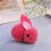 Color explosivo conejo de pelo islandés hecho a mano DIY accesorios para ropa anillo para el pelo bola de felpa pinza de pelo de conejo al por mayor