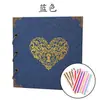 Directo de Fábrica Papel Kraft Vintage DIY Anillo de Hierro Álbum de Fotos Pegado a Mano Álbum con Anillo de Hierro Polaroid Traje Venta al por Mayor