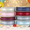 Cinta Ensanchada, Cinta de Colores, Cinta de Satén, Caja de Regalo, Empaque de Flores, Caja para Pasteles, Cinta Adhesiva de Embalaje, Cinta de Satén con Borde de 2.5 cm
