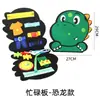 Materiales Educativos Montessori Personalizados Tablero de Actividades Bolso Cruzado Bolso de Mano Infantil Montessori Juguete de Entrenamiento Libro de Actividades