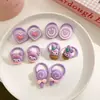 Ligas para el Cabello Lindas para Niños que No Dañan el Cabello, Anillos de Pulgar de Dibujos Animados de Verano para Bebés Trenzados para Cabello Fino