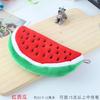 Creativo Lindo Sandía Fruta Peluche Estuche para Lápices Bolsa de Papelería Bolsa de Cosméticos para Mujer Regalo para Estudiante Venta al por Mayor
