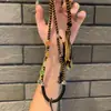 Cordón para Colgante Estilo Tíbet Collar de las Cinco Deidades de la Riqueza Cordón para Colgante de Tántrica Accesorios Budistas Cordón para Colgar Collar para Hombres y Mujeres Cordón Trenzado