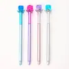 Caneta de Assinatura para Escrita Criativa Caneta Rosa de Cristal Presente Caneta de Diamante Caneta Gel de Aprendizagem Caneta de Assinatura para Casamento Prêmios
