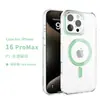 Adecuado para Apple 16promax Alta Permeabilidad Sin Amarilleo Funda Dura Completamente de PC Anti-caída iphone15 Funda de Teléfono con Fuerte Succión Magnética