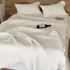 Colcha minimalista y cómoda estilo coreano lavada, colcha acolchada de una sola pieza, juego de tres piezas, manta para sofá de oficina y aire acondicionado