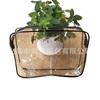 Bolsa de Armazenamento com Zíper de PVC Ultra Transparente à Prova d'Água para Artigos de Higiene Pessoal Bolsa de Armazenamento à Prova d'Água para Roupa de Banho e Troca de Roupa