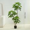 Simulación de Viento Silencioso Plantación Verde Árbol Lujo Ligero de Alta Gama Planta de Árbol Falso en Maceta para Interior Adornos Decorativos Grandes de Piso