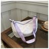 Bolso pequeño de estilo extranjero popular de este año para mujer 2024 nuevo otoño moda mensajero para ir al trabajo bolso de lona para el hombro