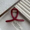 ¡Serie Roja de Año Nuevo! Pinza Grande para Agarrar Carta Etiqueta Dorada Parte Posterior de la Cabeza Pinza Tiburón para el Cabello Accesorios para el Cabello Sombrerería Horquilla Agarre para el Cabello