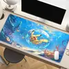Mouse pad de jogo Pokemon, tapete de mesa para teclado, mouse pad estilo e-sports, mouse pad estendido com borda travada, atacado do fabricante