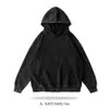 Sudadera con capucha estilo vintage americano desgastado de 350g, hombros caídos, corte holgado, acabado lavado y desgastado, personalizable con estampado de logo
